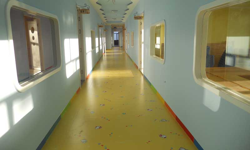 陜西榆林市遠興國學幼兒園塑膠地板